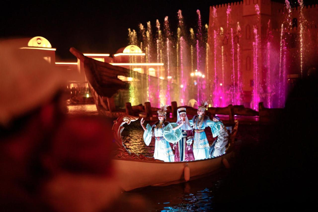 Karavansaray Turkistan Harbour Hotel -Flying Theatre Access Exterior foto The Dubai Fountain